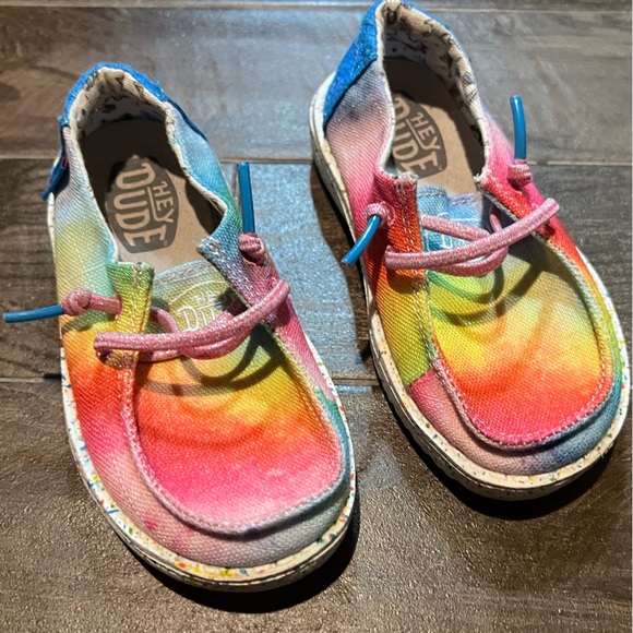 Hey Dude Shoes Hey Dude Wendy Dreamer Rainbow Shoes Toddler Size 8